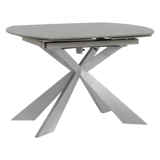 Extendable dining table ISLA - gray