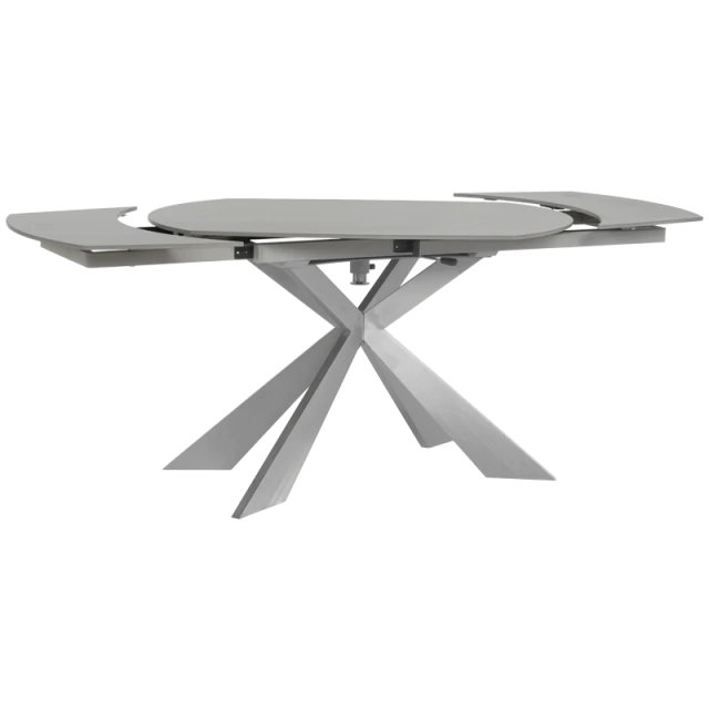 Extendable dining table ISLA - gray