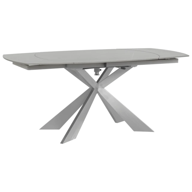 Extendable dining table ISLA - gray
