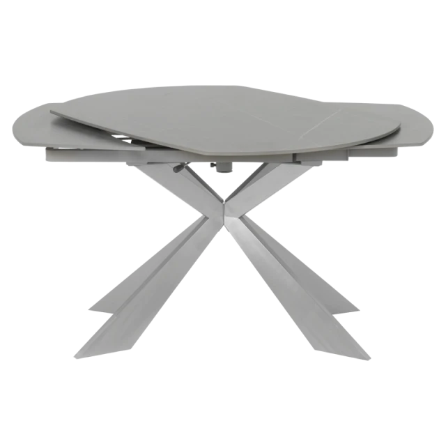 Extendable dining table ISLA - gray