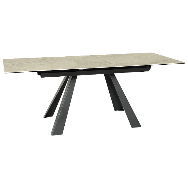 Extendable dining table LASK - gray