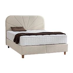 Υπνοδωμάτιο με ταπετσαρία και στρώμα DELUX PREMIUM 180 x 200 - κρεμ