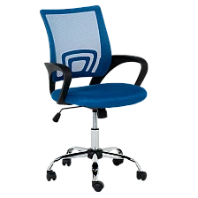 Work office chair Carmen 7050-1 LUX - blue