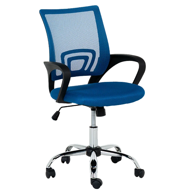 Work office chair Carmen 7050-1 LUX - blue