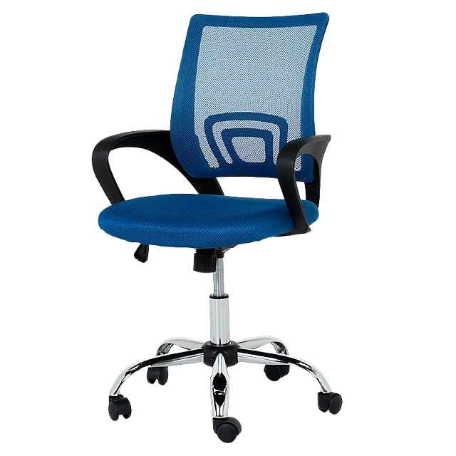 Work office chair Carmen 7050-1 LUX - blue