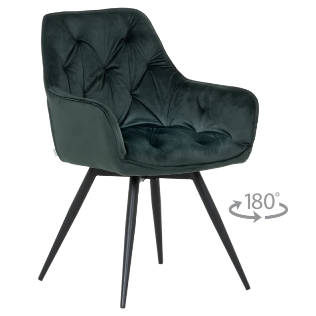 Dining chair LATINA PREMIUM - green