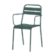 Metal garden chair ZAMFARA - dark green
