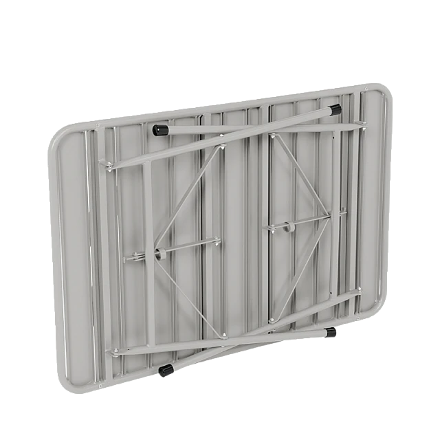 Folding catering table KANO - light gray
