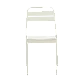 Metal garden chair ABA - light gray