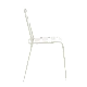 Metal garden chair ABA - light gray