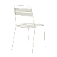 Metal garden chair ABA - light gray