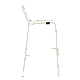 Catering bar stool SHAKI - light gray