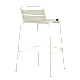 Catering bar stool SHAKI - light gray