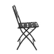 Folding catering bench SAPELE - black