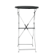 Folding catering bar table URAMI - black