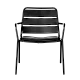 Metal garden chair SAKI - black