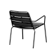 Metal garden chair SAKI - black