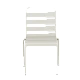 Metal garden chair MURI - light gray