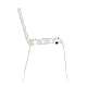 Metal garden chair MURI - light gray
