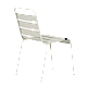Metal garden chair MURI - light gray