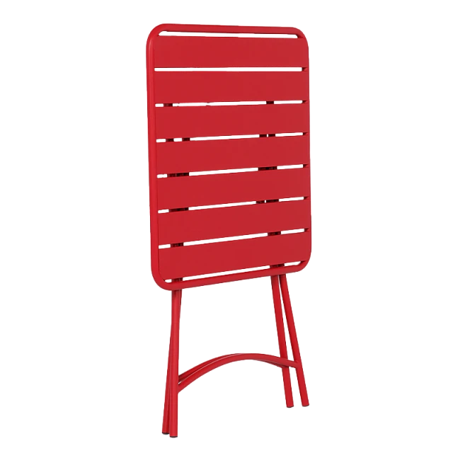 Folding catering table OKENE - red