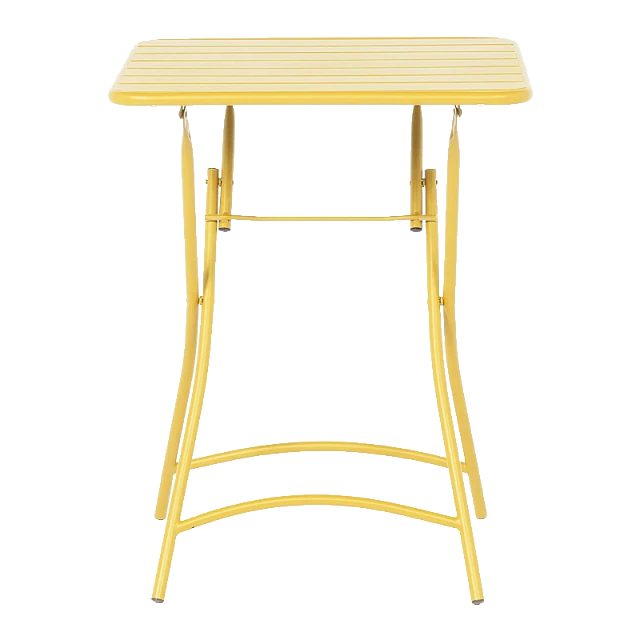 Folding catering table OKENE - yellow