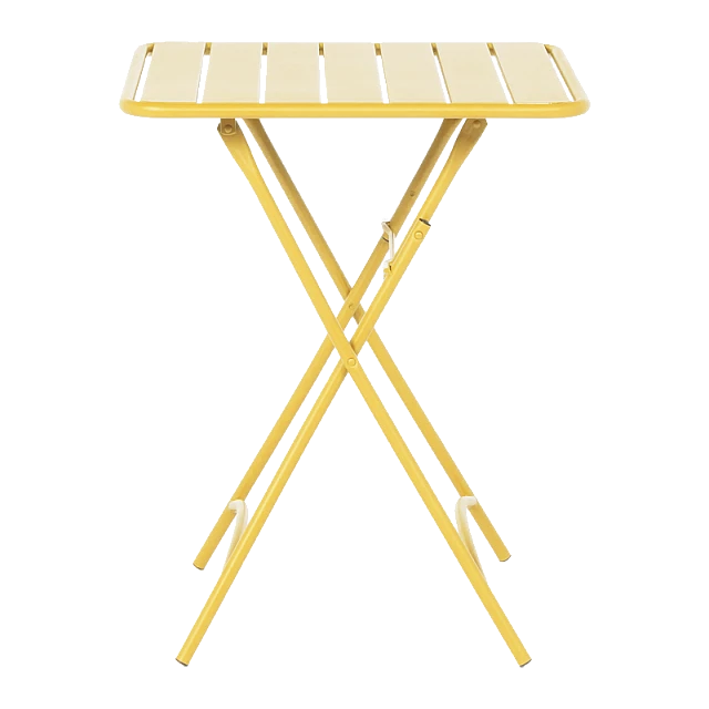 Folding catering table OKENE - yellow