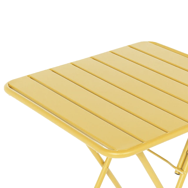 Folding catering table OKENE - yellow