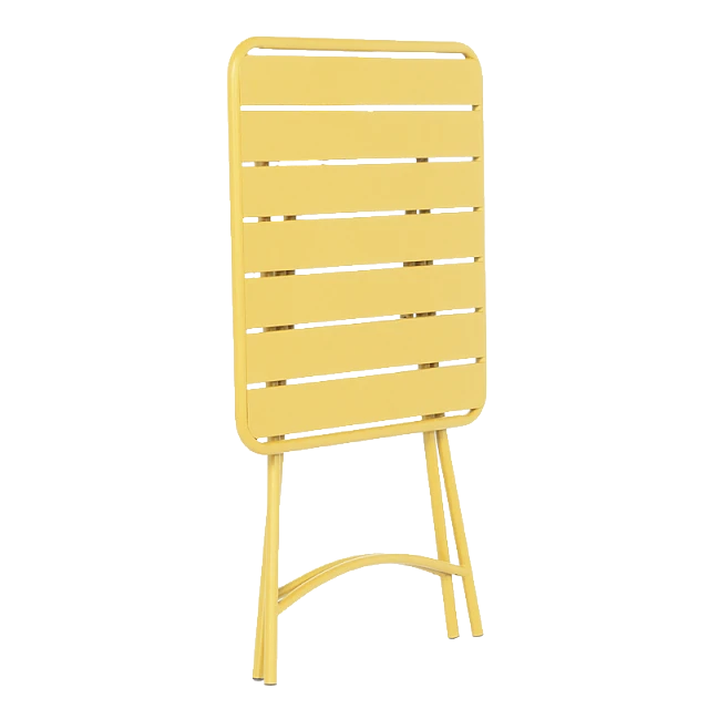 Folding catering table OKENE - yellow