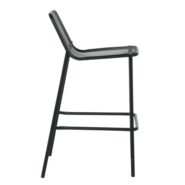 Metal catering bar stool BAMA - black