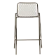Metal catering bar stool BAMA - cappuccino