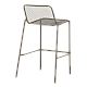 Metal catering bar stool BAMA - cappuccino