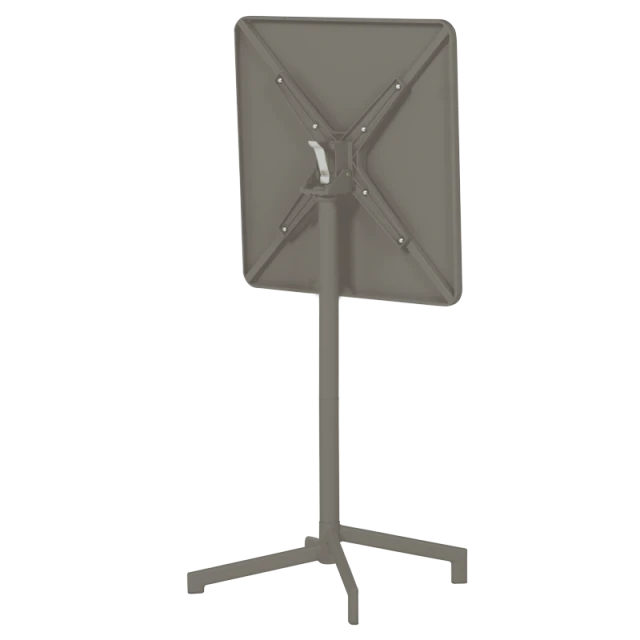 Folding catering bar table LAFIA D70 - cappuccino