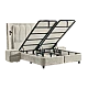 Υπνοδωμάτιο με ταπετσαρία και στρώμα JULIE 160 x 200 - μπεζ 02
