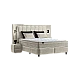 Υπνοδωμάτιο με ταπετσαρία και στρώμα JULIE 160 x 200 - μπεζ 02