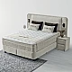 Upholstered bedroom with mattress CANCUN 180 x 200 - beige 07
