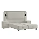 Upholstered bedroom with mattress CANCUN 180 x 200 - beige 07