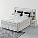 Upholstered bedroom with mattress CANCUN 180 x 200 - white 01