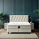 Тапицирана спалня с матрак SIESTA 140 x 200 - крем 01