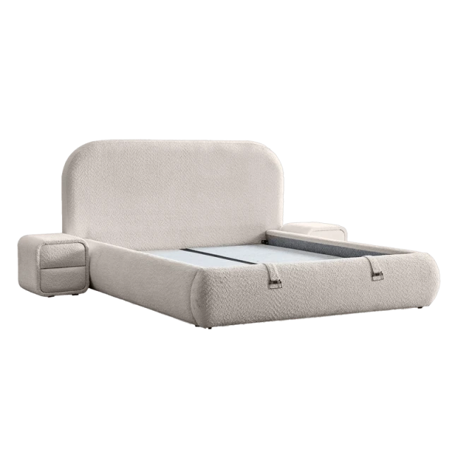 Υπνοδωμάτιο με ταπετσαρία και στρώμα FABER 160 x 200 - pearl SY