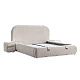 Υπνοδωμάτιο με ταπετσαρία και στρώμα FABER 160 x 200 - pearl SY