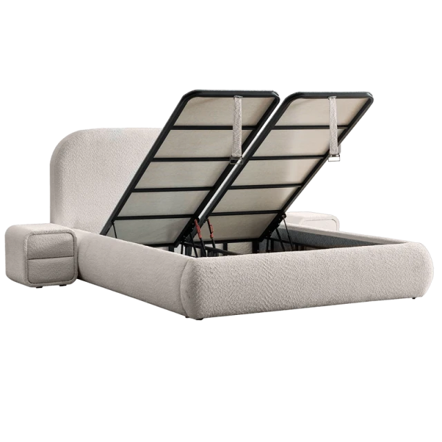 Υπνοδωμάτιο με ταπετσαρία και στρώμα FABER 160 x 200 - pearl SY