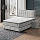 Upholstered bedroom with mattress PICASSO 160 x 200 - beige 626