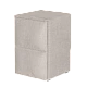 Bedroom bedside table PUZZLE right - cream 01