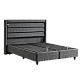Υπνοδωμάτιο με ταπετσαρία και στρώμα COTTON 180 x 200 - γραφίτης 501