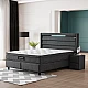 Υπνοδωμάτιο με ταπετσαρία και στρώμα COTTON 180 x 200 - γραφίτης 501
