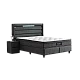 Υπνοδωμάτιο με ταπετσαρία και στρώμα COTTON 180 x 200 - γραφίτης 501