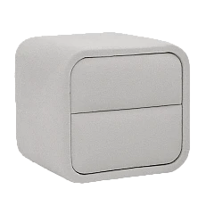 Bedroom bedside table MILANO - gray A