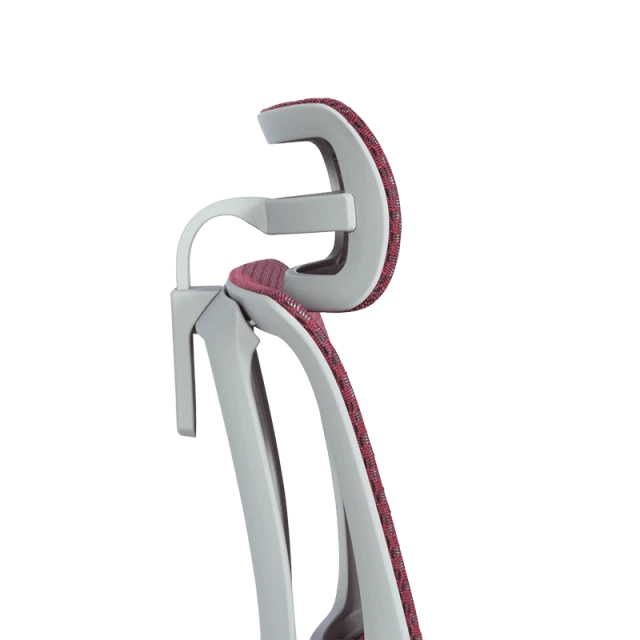Ергономичен стол ERGOHUMAN IOO ELITE 2 - сива рамка - червен