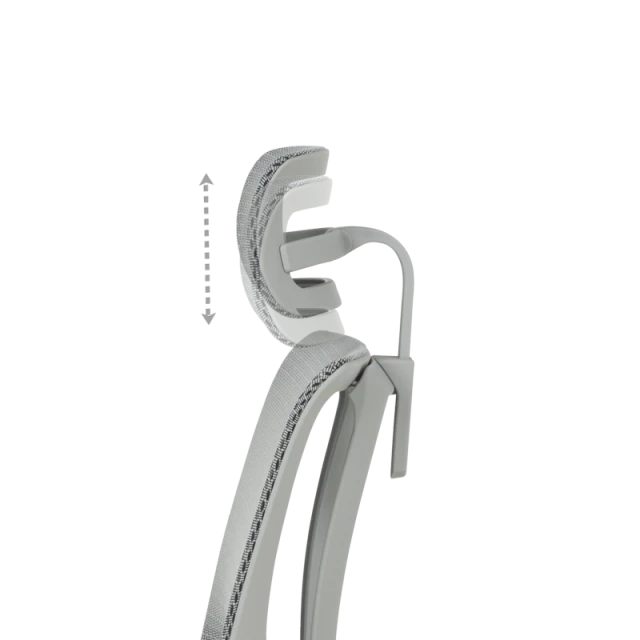Ergonomic chair ERGOHUMAN IOO ULTRA - gray frame - gray